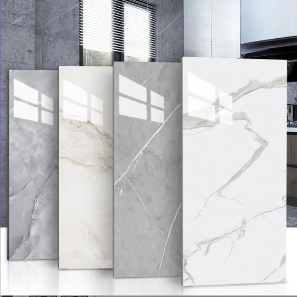 10-20 Stuks 30X60 Cm Zelfklevende Marmeren Pvc Vloertegels Waterdichte Peel Stick Muursticker keuken Badkamer Verwijderbare Home Decor ﻿ - afbeelding 2