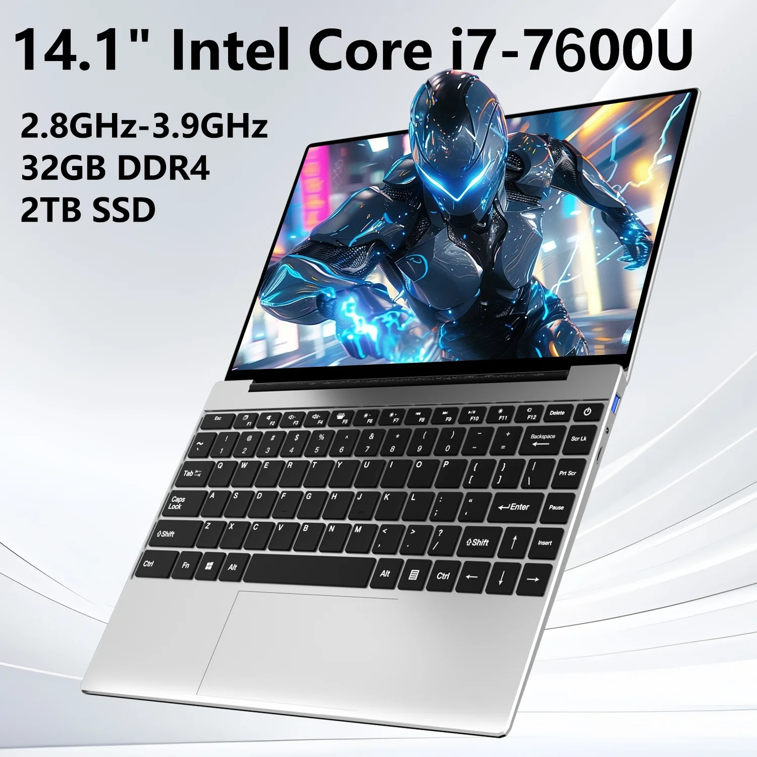 Nouveau 2025 Windows 11 ordinateur portable Intel Core I7 7600U 16GB/32GB RAM 512GB/1TB SSD ordinateur portable Gamer déverrouiller ordinateur portable bureau étude ordinateurs portables