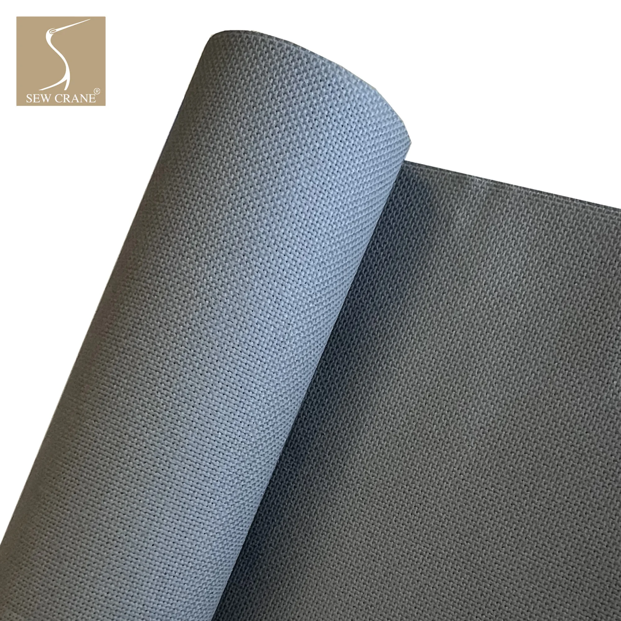 

14 Count Cross Stitch Fabric Cotton Embroidery Aida Cloth, Dark Grey