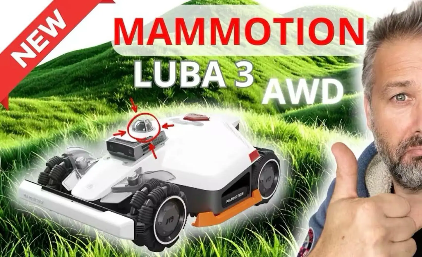 🚨 BEASTMODE 2026 Mammotion LUBA 3 AWD 3000H Lawn Robot ⚡️ Powerful Coverage with Smart 360° Technology 🌪️