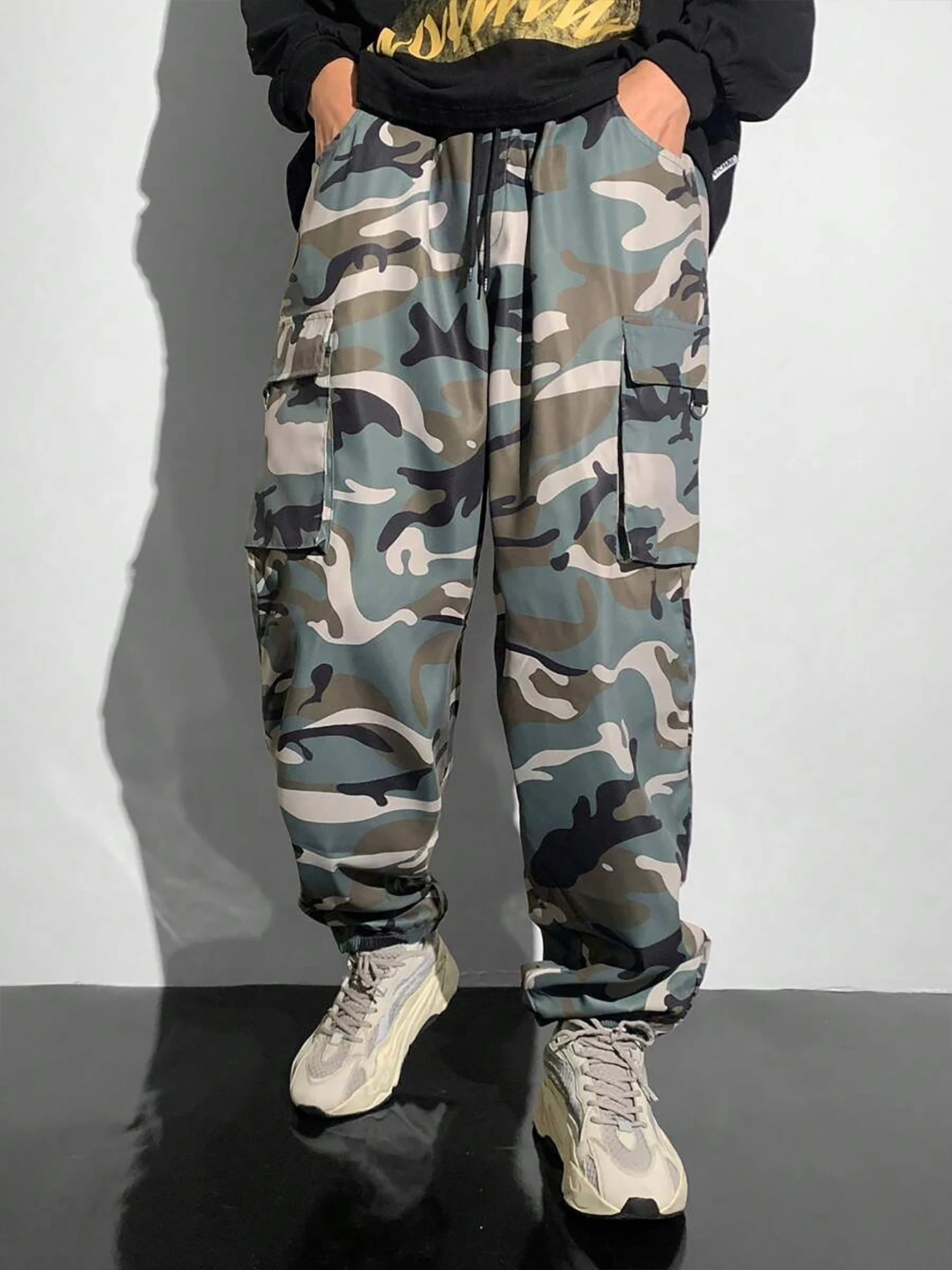 

Мужские рабочие брюки/повседневные брюки в американском стиле, подходящие для весны и осени, с множеством карманов, в американском уличном стиле.