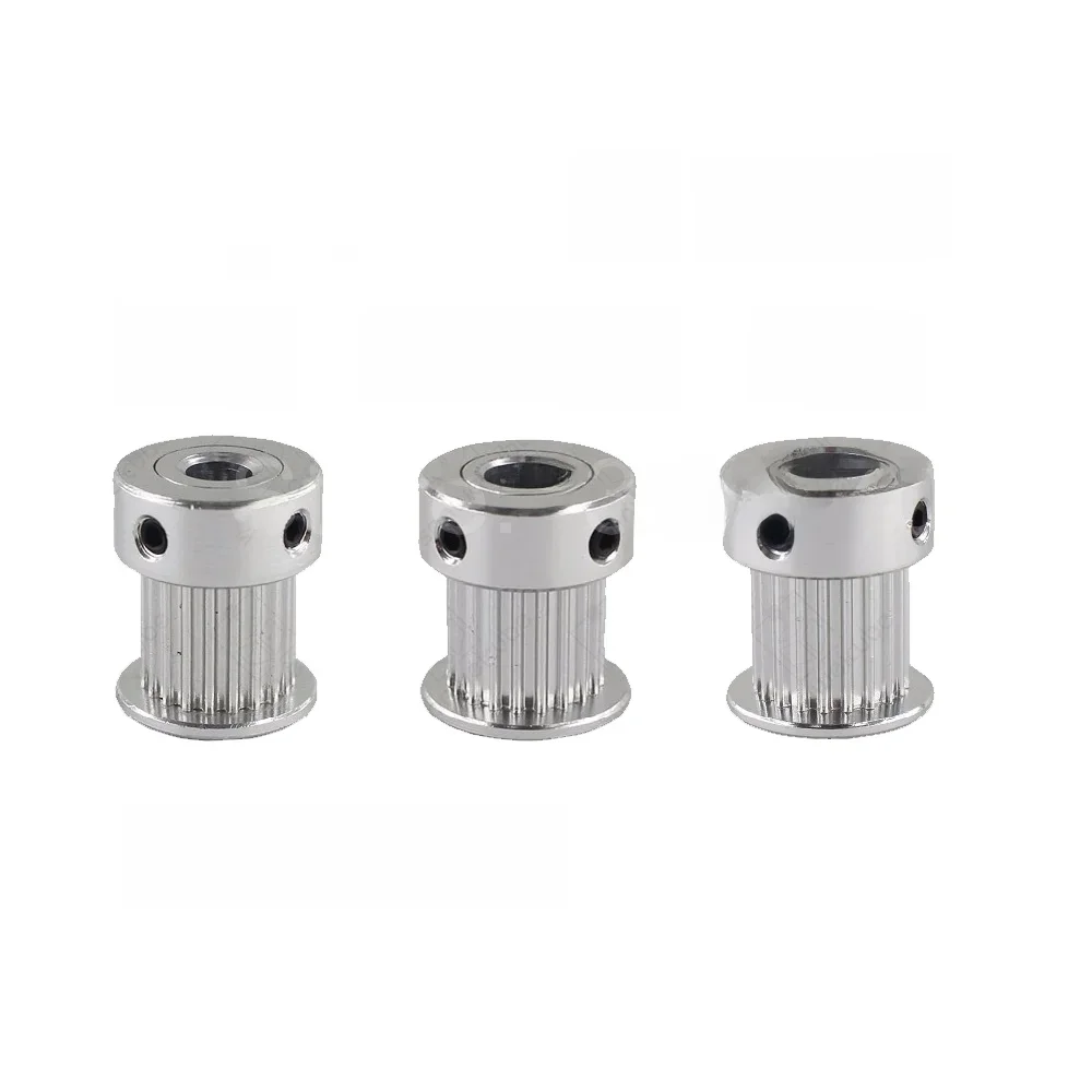 Części drukarki 3D 10 sztuk 20 zębów GT2 koło rozrządu otwór 5/6.35/8mm dla paska rozrządu GT2 mały luz przekładnia aluminiowa — zdjęcie 2