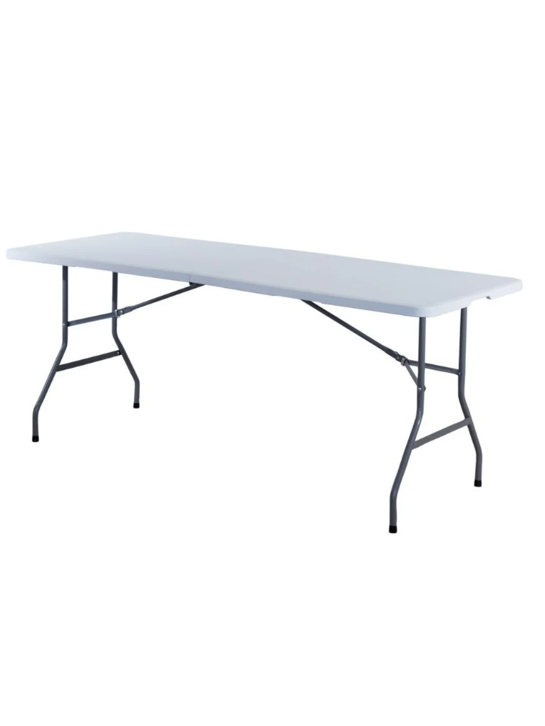 مجموعة مكونة من طاولتين بيضاء قابلة للطي 180 فيرونا و12 كرسيًا أبيضًا قابل للطي للمناسبات والحفلات – الشحن من المكسيك