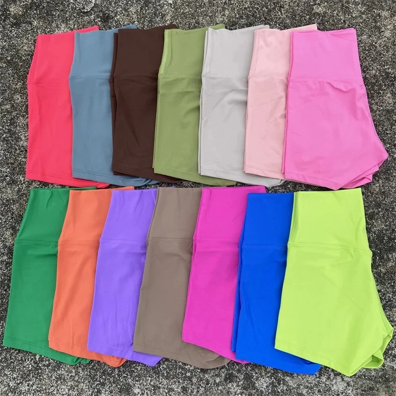 AliExpress NONE High Waist Yoga Shorts Gym Sports Shorts Women Plus Size Tight Short Leggings Stretchy Comfortable Running Cycling Sportswear