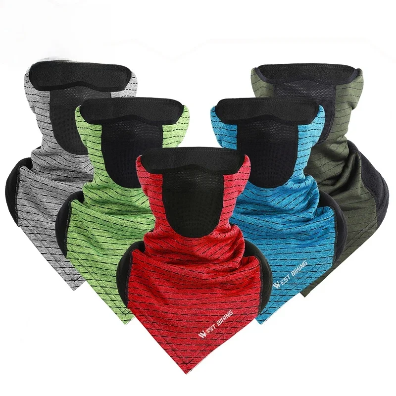 AliExpress West Biking WEST BIKING Winter Windproof Ski Warm Mask Fleece Running Fishing Hiking Scarf Cycling Motorcycle Neck Warmer Thermal Sport Gear