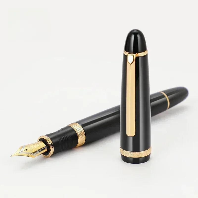 Jinhao X850 wieczne pióro miedziane beczka złoty spinacz Iraurita w porządku/średnią stalówką do do podpisywania się biura przybory szkolne PK 9019 — zdjęcie produktu 7