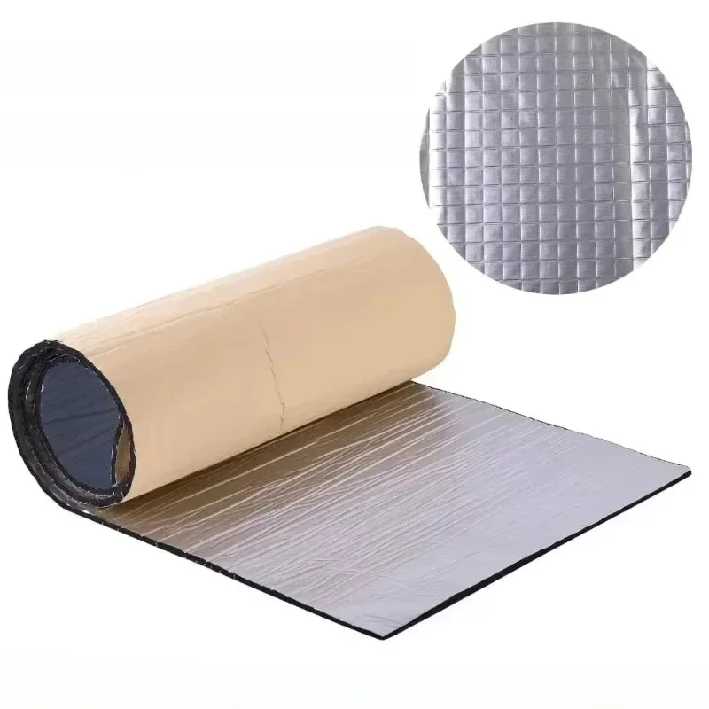 40X100/200 Cm Auto Geluidsisolatie Deadening Mat Geluiddempende Auto Warmte Geluidsisolatie Deadening Mat Voor auto Kap Motordeur - afbeelding 2