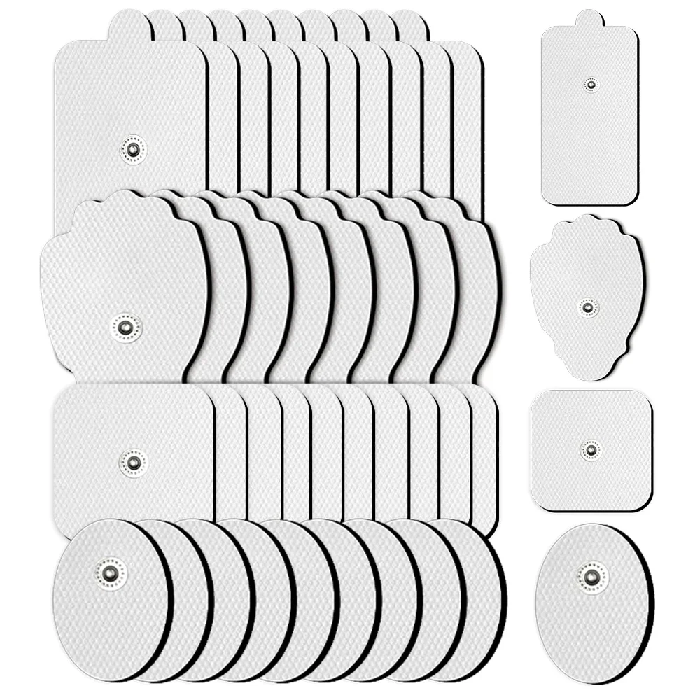 Électrode Tens de physiothérapie Coussinets Gel conducteur thérapeutique pression d'impulsion électrique Compex stimulateur musculaire patchs de Massage