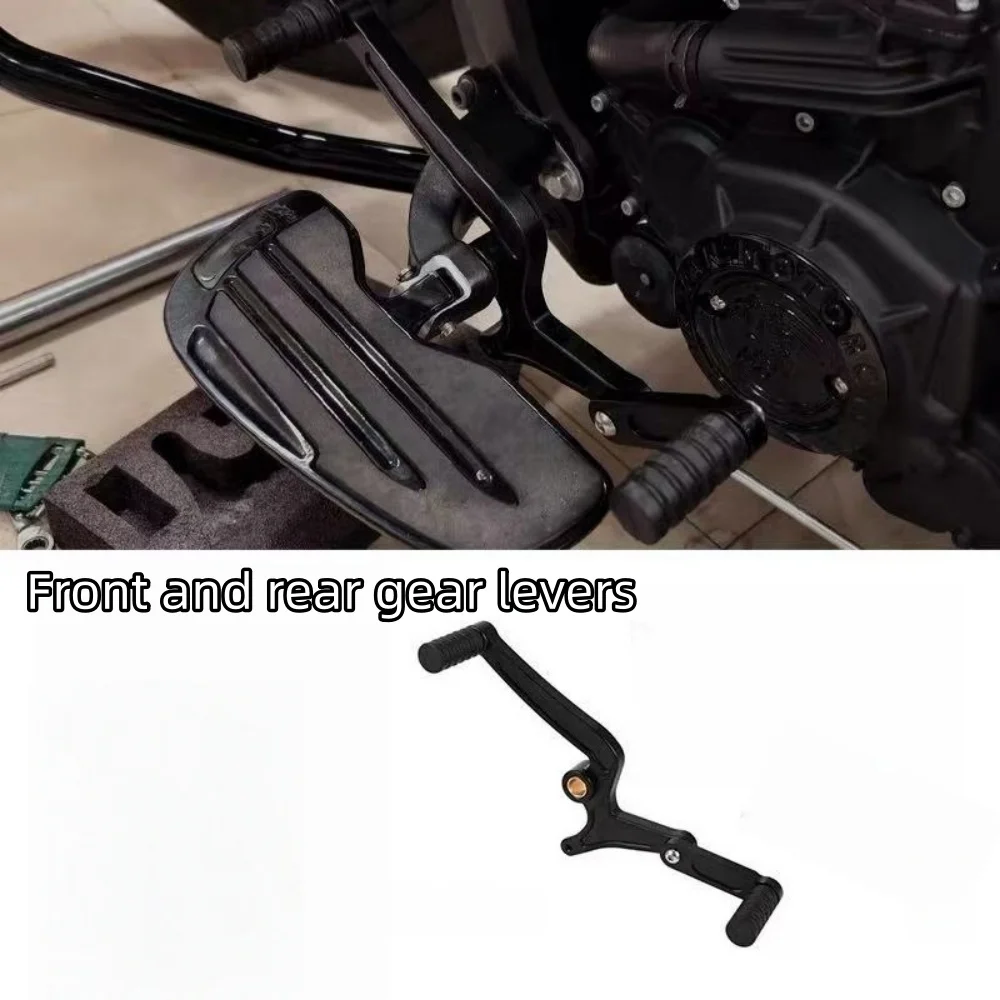 Motorcycle Heel/Toe Gear Shift Lever Shifter Level Pedal For Indian Scouts Hussar Bobber CNC Billet Aluminum 15-24