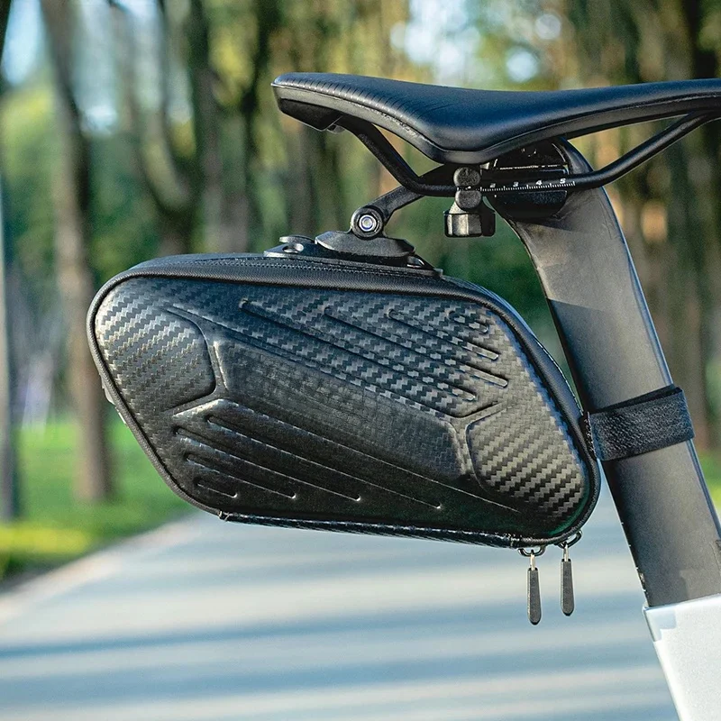 AliExpress ROCKBROS Bike Tail Bag 1.5L Large Capacity Bicycle Storage Bag Waterproof Reflective Tape MTB Road Rear Saddle Seat Cycling Bag