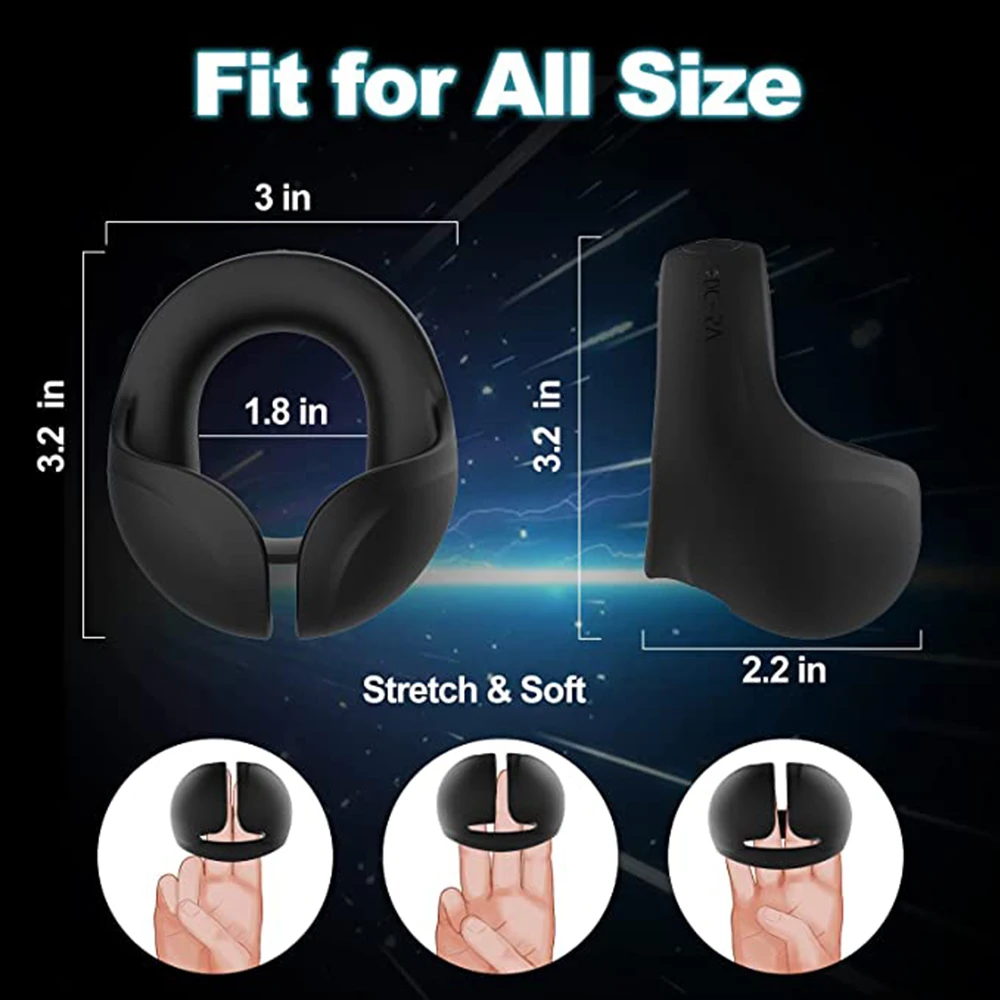 Vibrating Cock Ring Cockring Sex Toys for Men Couple Delay Ejaculation Chastity Testicles Massager Penis Vibrators for Adults 18