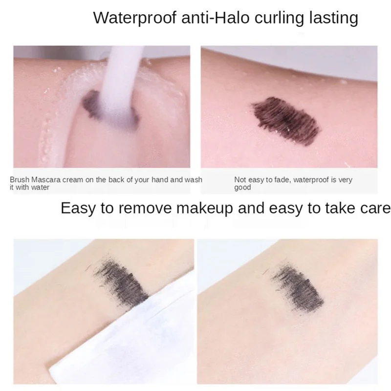 ماسكارا مقاومة للماء سهلة الاستخدام وتضيف حجم وطول إلى الرموش. مثالية للمبتدئين والحفلات.