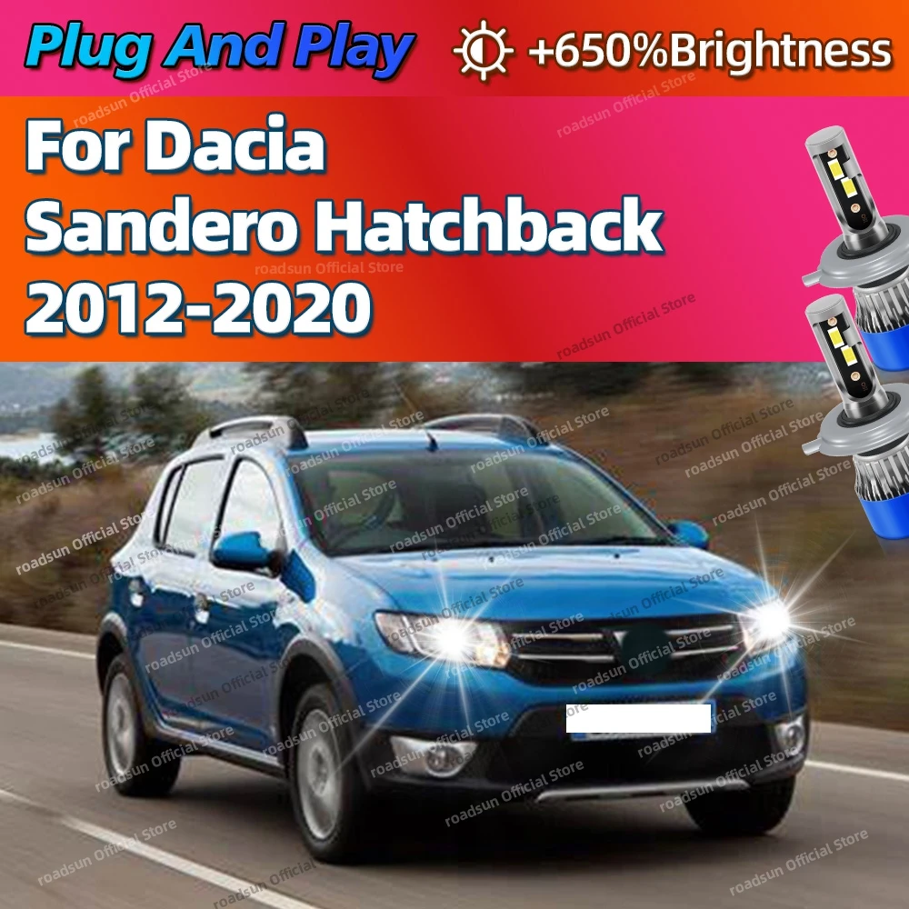 

2Pc H4 LED Bulb Turbo Headlight 30000LM Powerful Best Car Lamp For Dacia Sandero Hatchback 2012-2020 2013 2014 2015 2016 2017