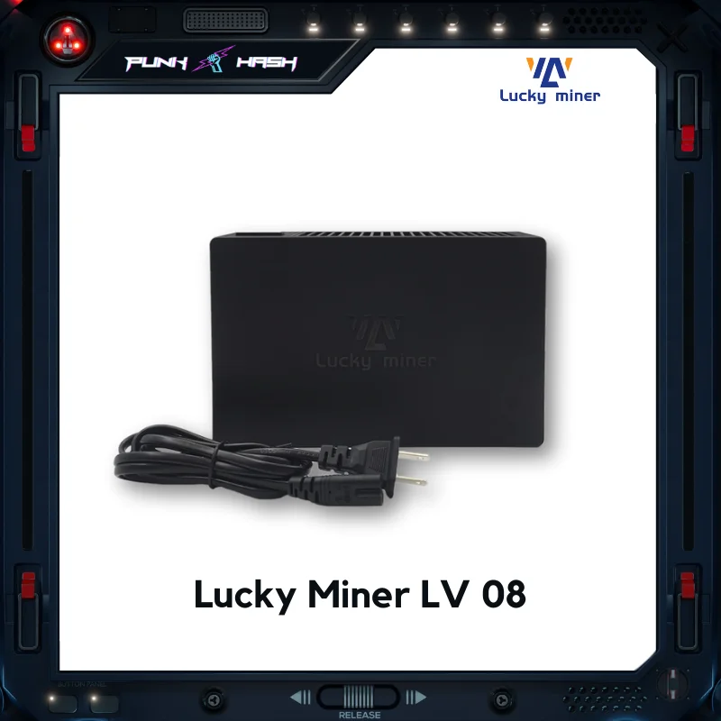 Lucky Miner Lv08 BTC Solo Miner 4,2TH/S с блоком питания Bitcoin Miner Solo BTC Mining Bitcoin Avalon Nano 3