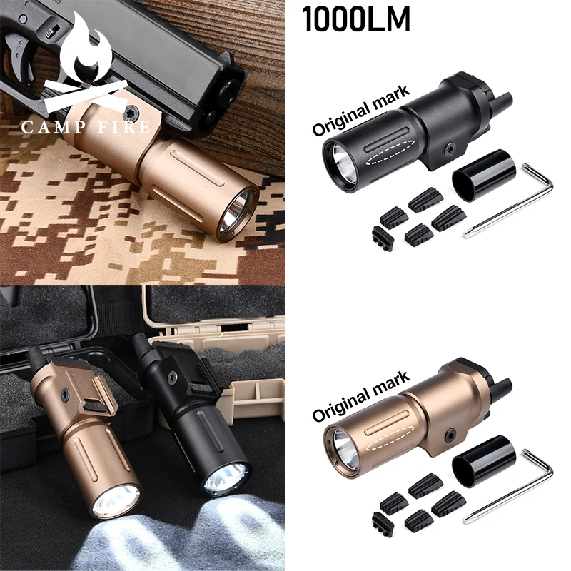 

Sotac Surefir tactical metal PLH-V2 PL350 Hunting Pistol Weapon Flashlight 1000 Lumens High Power LED Light Airsoft equipments