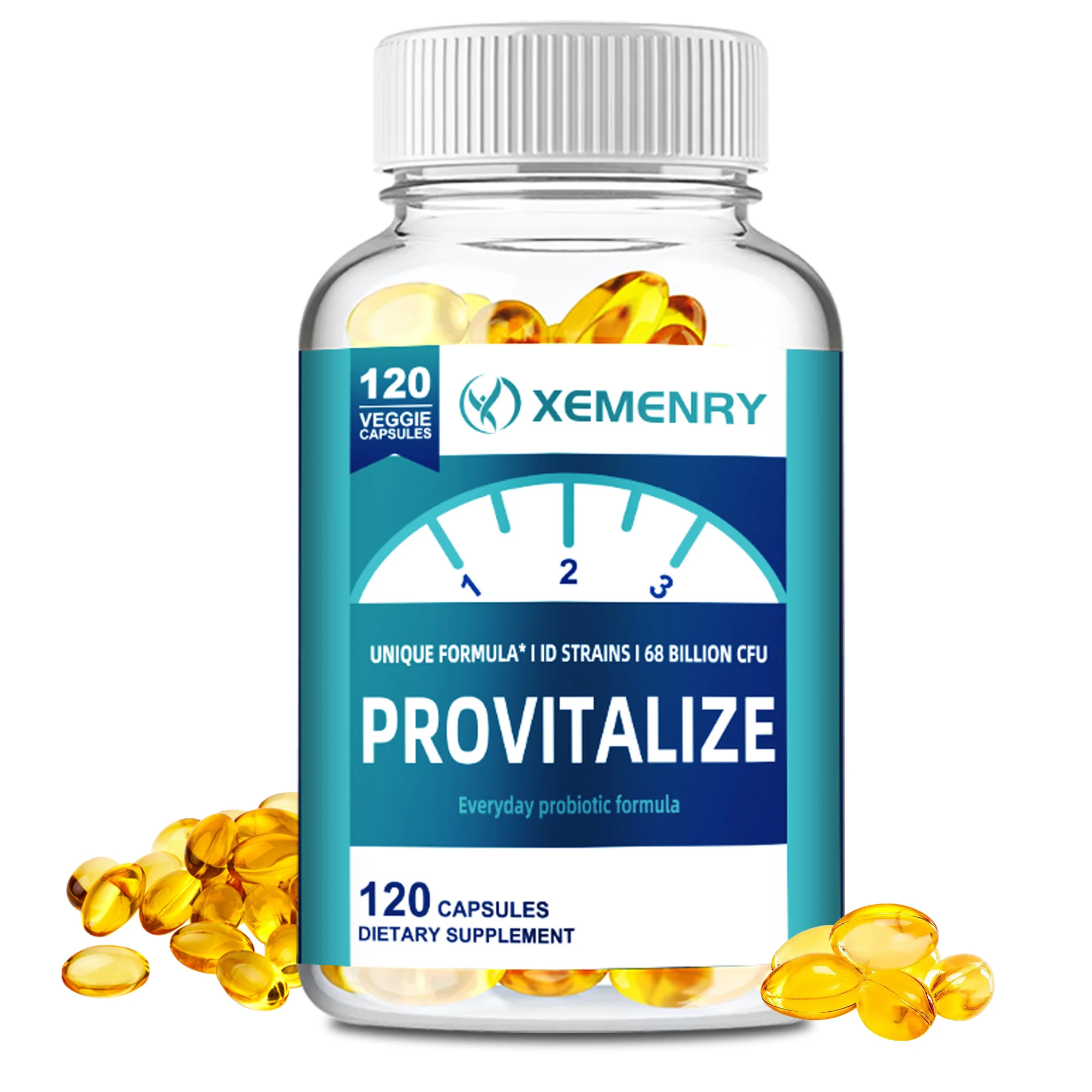 Provitalize Supplement - Digestive Support, Bloating Relief, Weight Management, Gut Health - 120 Capsules