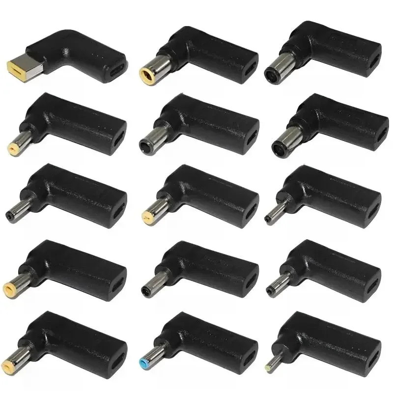 PD Spoof Adapter Plug Converter USB Type C Female to 7.4 x 5.0mm 4.5 x 3.0mm 5.5 x 2.5mm Male Laptop Dc Output Jack Connector
