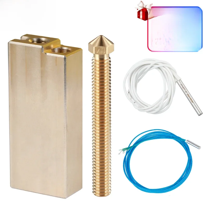 Łagodny 80W podgrzewacz 12V/24V + ATC Semitec 104GT-2 termistor + Super wulkan blok grzewczy do drukarki 3D V6 Super wulkan Hotend — zdjęcie produktu 7
