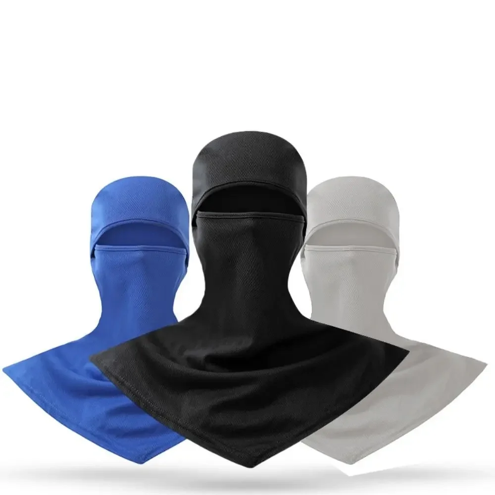 AliExpress High Elastic Long Fishing Cycling Helmet Motorcycle Neck Covers Skiing Balaclava Mesh Face Cover Face Mask Hiking Scarves
