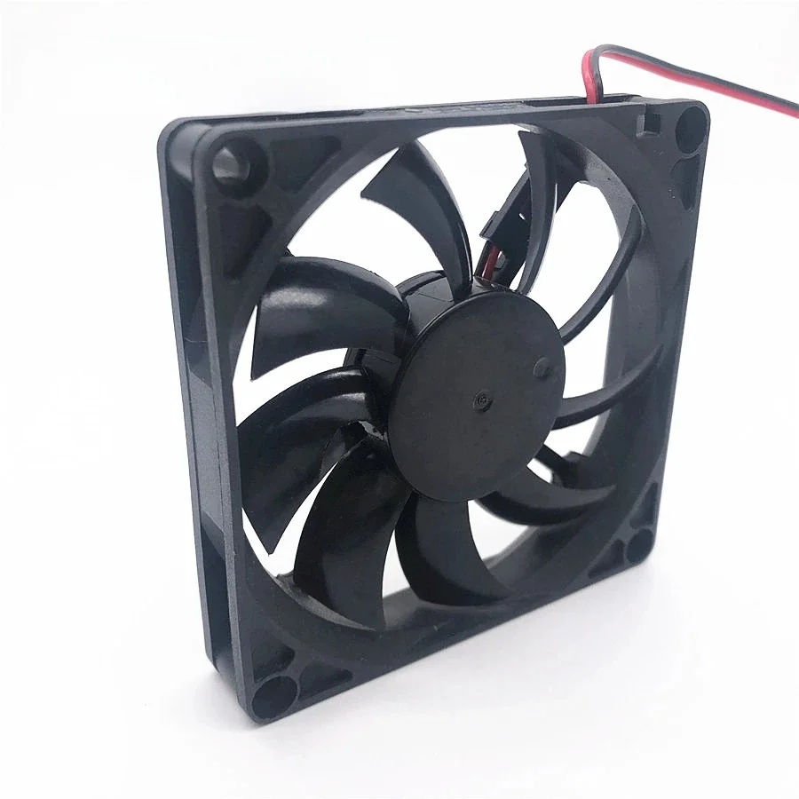 DC 5V 12V 24V 8015 80MM 80x80x15MM Wentylator chłodzący zasilacz procesora komputera z 2 pinami — zdjęcie 2