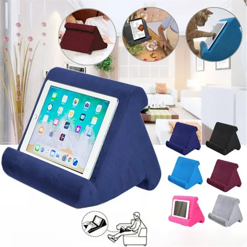 Multi-função Tablet Pillow Stand, suporte de telefone, almofada para iPad, telefone móvel, suporte