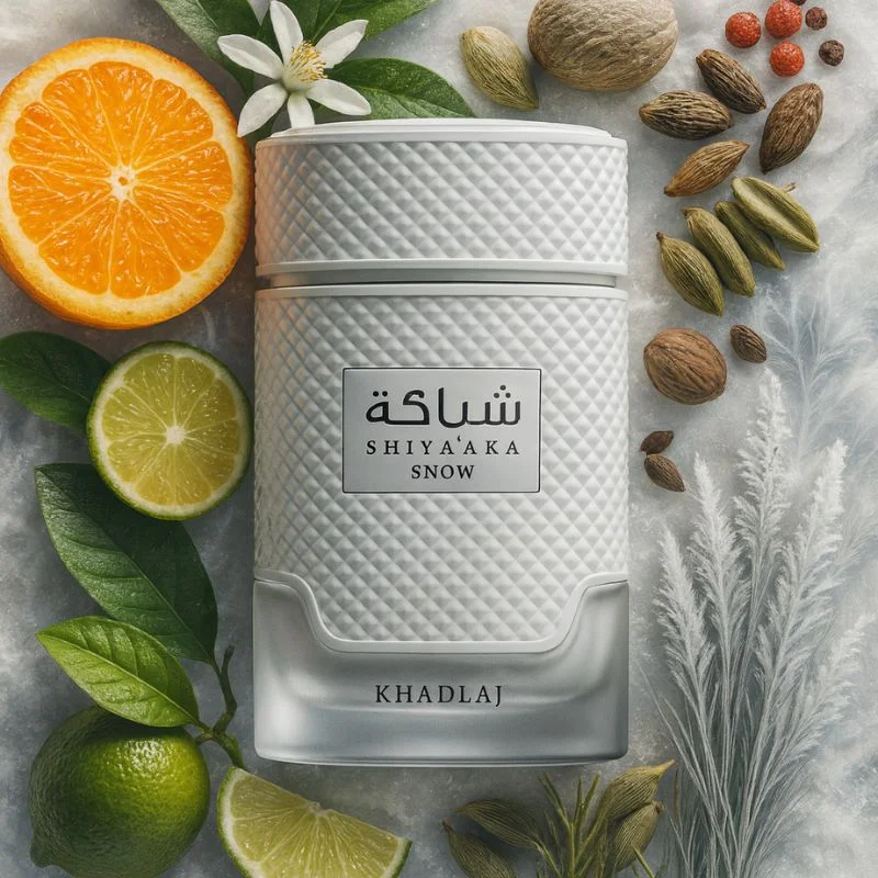 KHADLAJ white and black neutral perfume, newly launched at 3.4oz, has a lasting fragrance and exudes its own charm. It is suitable for spring and summer, daily commuting, workplace office and other occasions. Gift selection