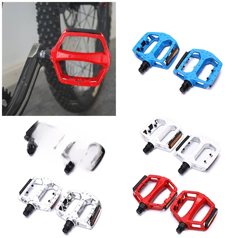 AliExpress NONE Bicycle Pedals Mountain Bicycle Aluminum Alloy Footrest Cycling Flat Pedals