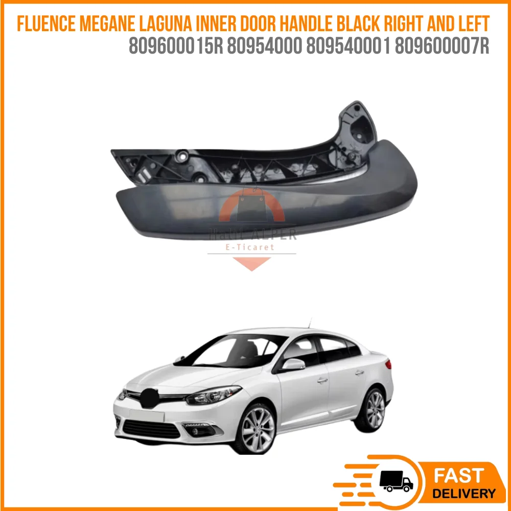 

FOR Fluence Megane Laguna front door inner door hand Black 3 Latitude right and left 809600015R 80954000 80954000 809540001 809600007R