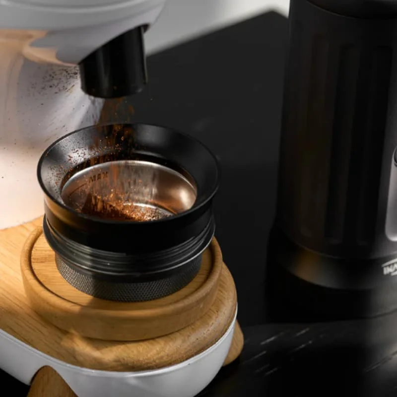 IKAPE Espresso Tamper With Magnetic Dosing Funnel Kit For 51/58mm Coffee Machine Convenient for Coffee Accessories Space Storage
