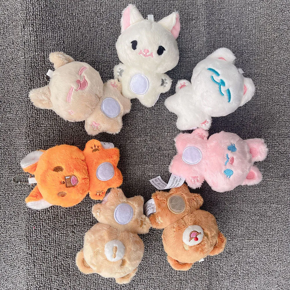 Kpop Jeno Renjun Stuffed Dolls Keychains Animal Image Cute Expression Plush Toys Keyring Jaemin Jisung Bag Pendant Fans Gifts