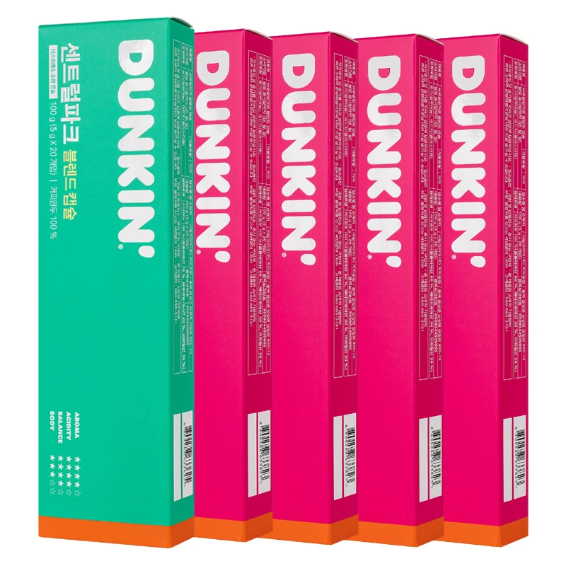 A Brooklyn Garden 80-mouth + Central Park 20-mouth Dunkin Capsule Coffee compatible with Nespreso