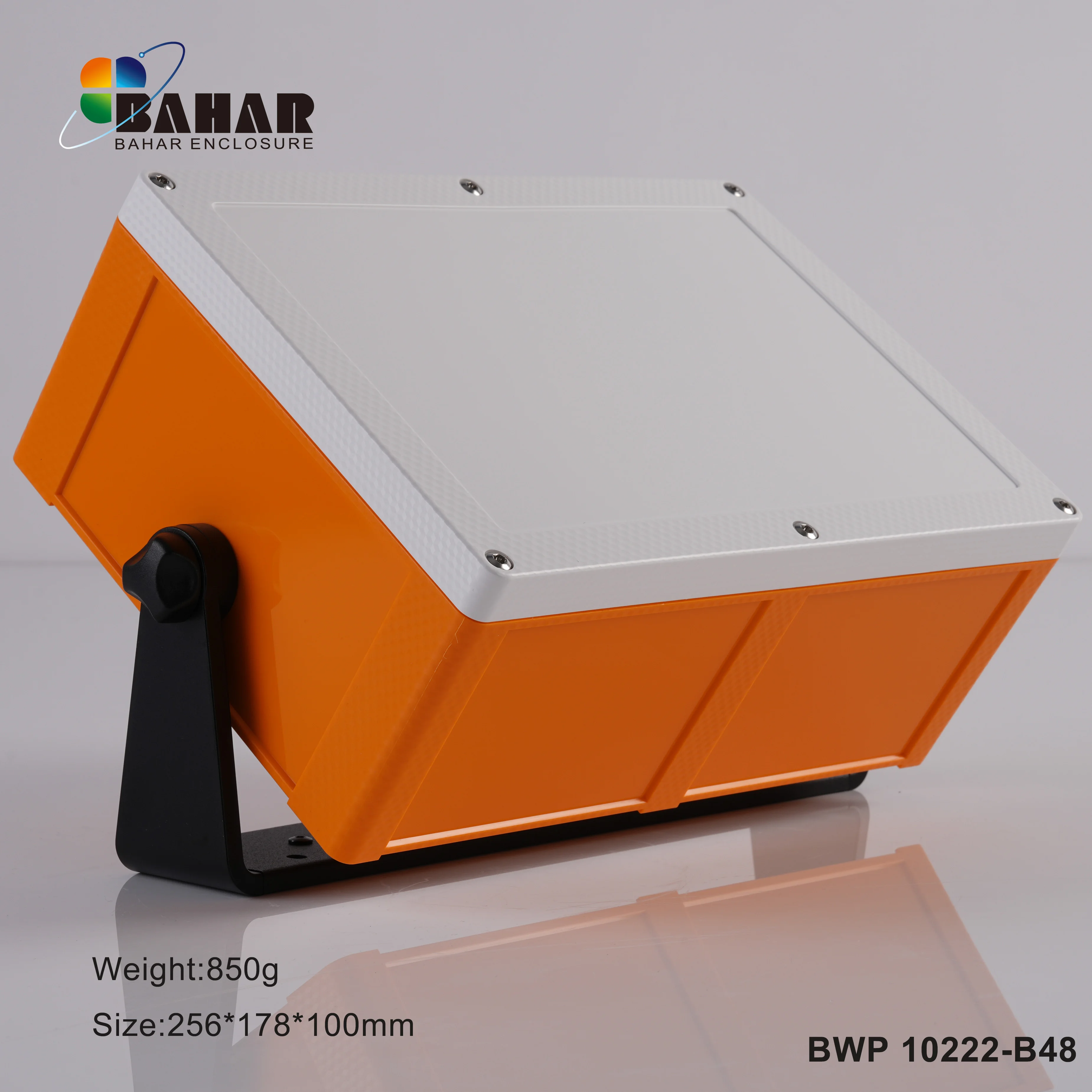 PC Transparent lid Monitor Power Button Distribution Outdoor case Bahar Enclosure IP68 Certified ABS Plastic Box Model BWP 10222