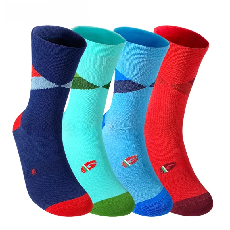 AliExpress gkrq 4 pairs Team Cycling Socks Professional Sports Bike Socks High Quality Running Socks Basketball