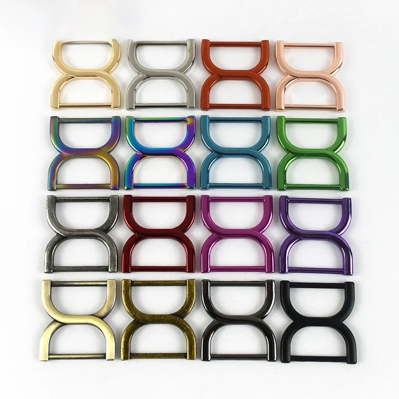 10 szt. metalowych klamer pierścieniowych 25 mm do pasków, łańcuszków do toreb, zapięć, taśm, haczyków do pasków, pętelek do odzieży, guzików do płaszczy, akcesoriów do szycia DIY — zdjęcie 2