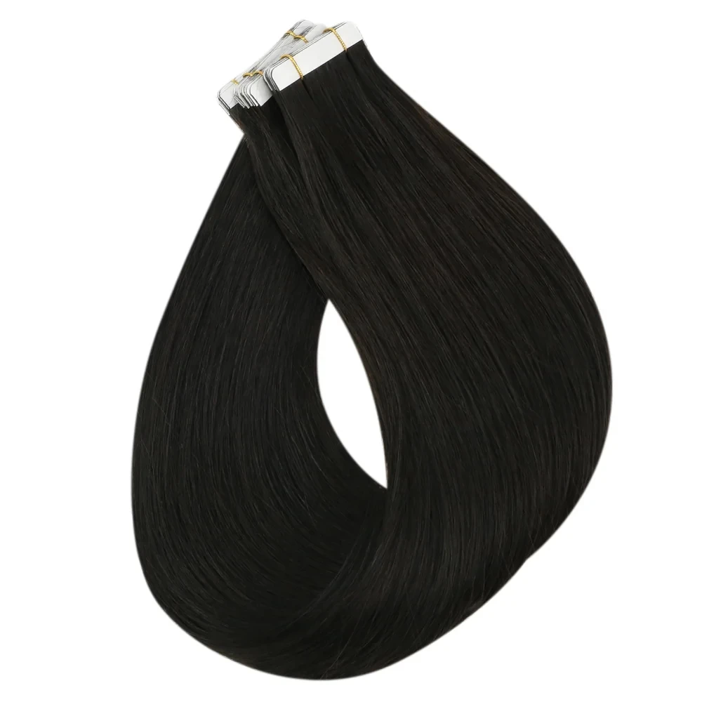 Fita Fullshine em cabelo humano Remy Fita de cor pura brilhante em extensões de fita de cabelo humano em extensões