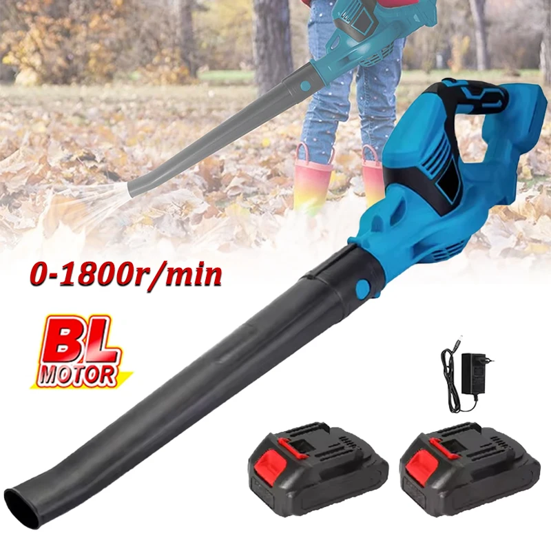 Electric Air Blower Computer Cleaner Cordless Leaf Blower Dust Snow Blowing Wireless Power Tool For Makita 18V Battery