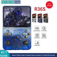 R36S Retro Handheld Video Game Console Linux System 3.5 Inch IPS Screen R35s Pro Portable Pocket Video Player