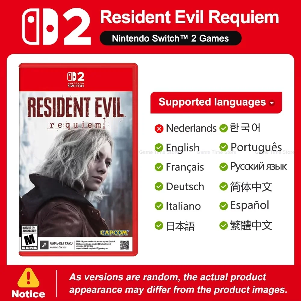Nintendo Switch Capcom Hot Sale Games Fysieke Kaartcollectie Pragmata Resident Evil voor NS2 Console Ondersteuning Spaans