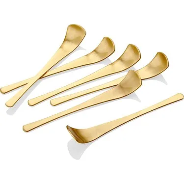 

Gold Color Set of 6 Teaspoons