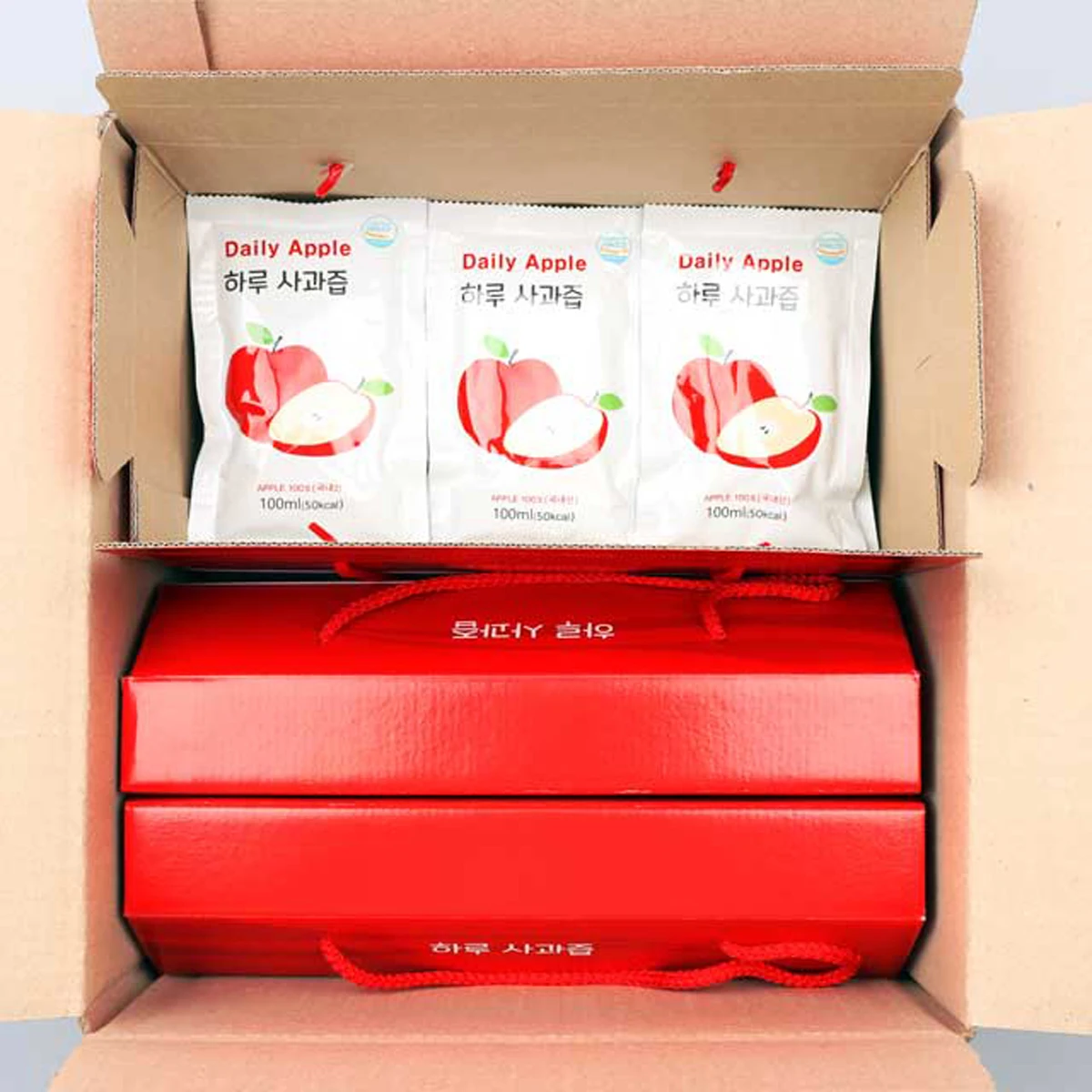 사과100% 첨가물없는 국내산 생 사과즙 100ml * 30포