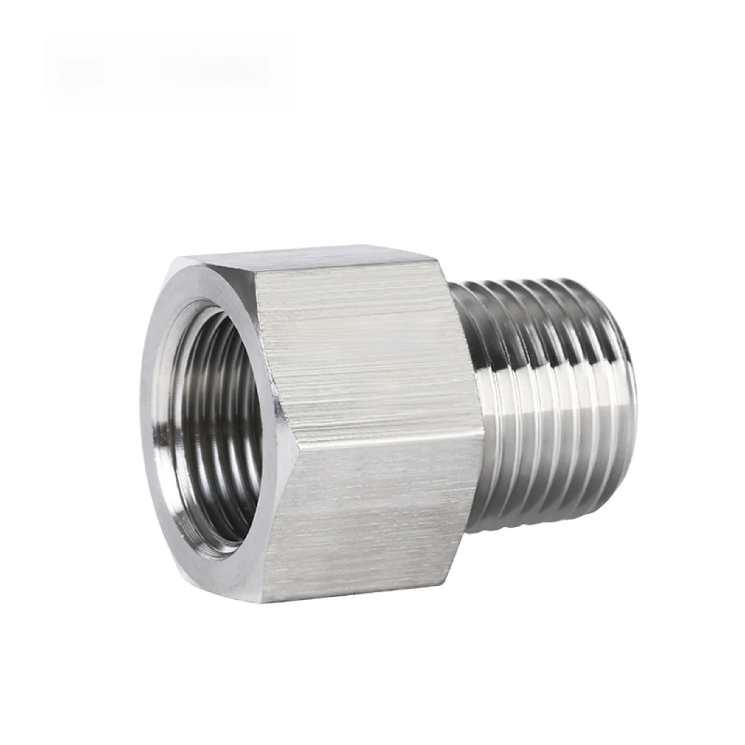 AW AW ® Adaptateurs hexagonaux en acier inoxydable 304, connecteur femelle à mâle, filetage de raccord de tuyau BSP 1/8 "1/4" 3/8 "1/2" 3/4 ", haute pression 6000psi