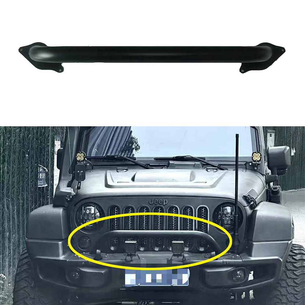 

SXMA J087-9n N-Bar for 10th Anniversary Front Bumper Steel N Tube Bull Bar for Jeep for Wrangler JK 2007-2017, Black
