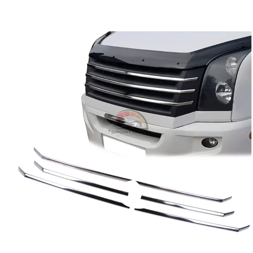 For Volkswagen Crafter front grille Chrome 2011-2016 Standard Steel 6 pieces happy car parts high quality fast shipping