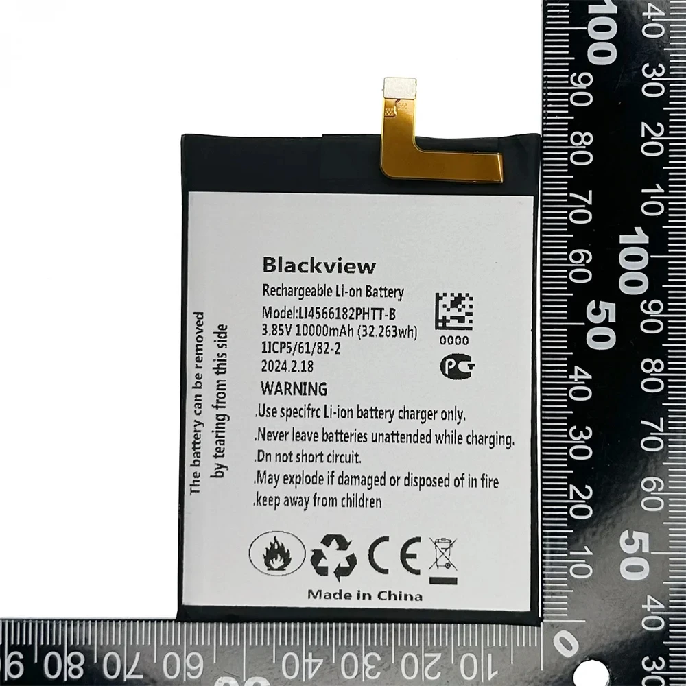 100% Genuine Original 10000mAh Blackview BV8800 Battery Li456182PHTT-B Battery For Blackview BV8800 BV8800 PRO Phone Batteria