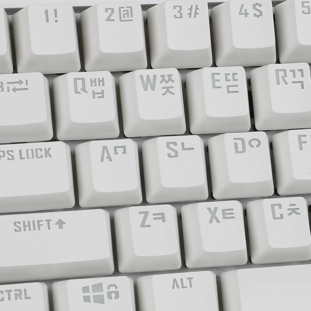 Monster Gear Keyboard Keycap Abs Single Double Injection Engraving Sc104 White