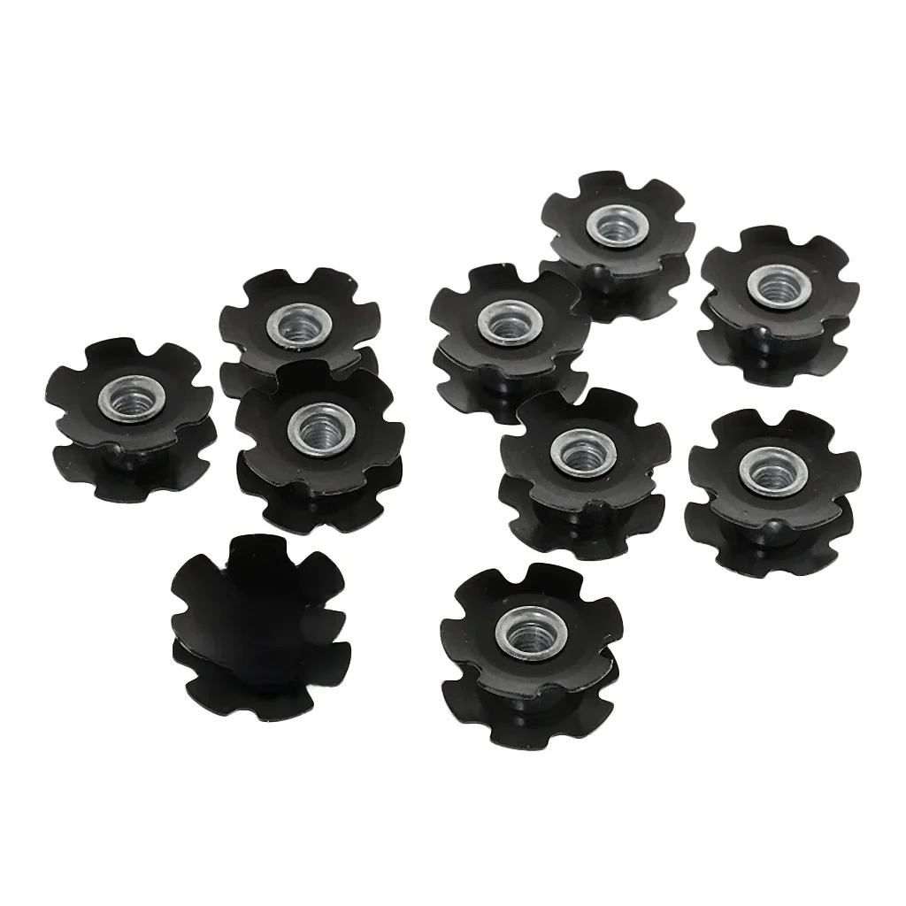 AliExpress perfeclan 10pcs Headset Flanged Star Nut Washer Cycling Bike Accessories Universal fit for 1-1/8"/28.6mm stem