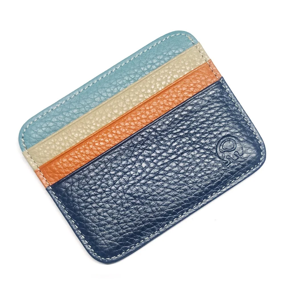 Oryginalne skórzane etui na karty kredytowe Stonego Thin Card Wallet Cash Cards Pack Bus Card Holder 1PC — zdjęcie 2