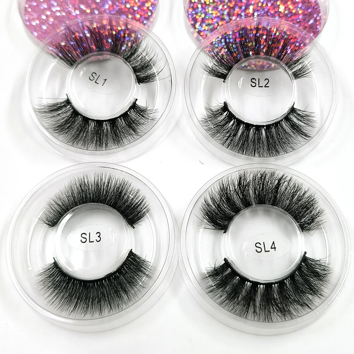 SassyLash 10/20/30/50Pairs 3D Fluffy Mink Eyelashes Wholesale Natural False Mink Lashes Handmade Fake Eyelashes Makeup