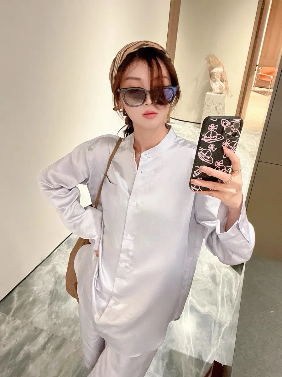

Summer casual loose trouser suit