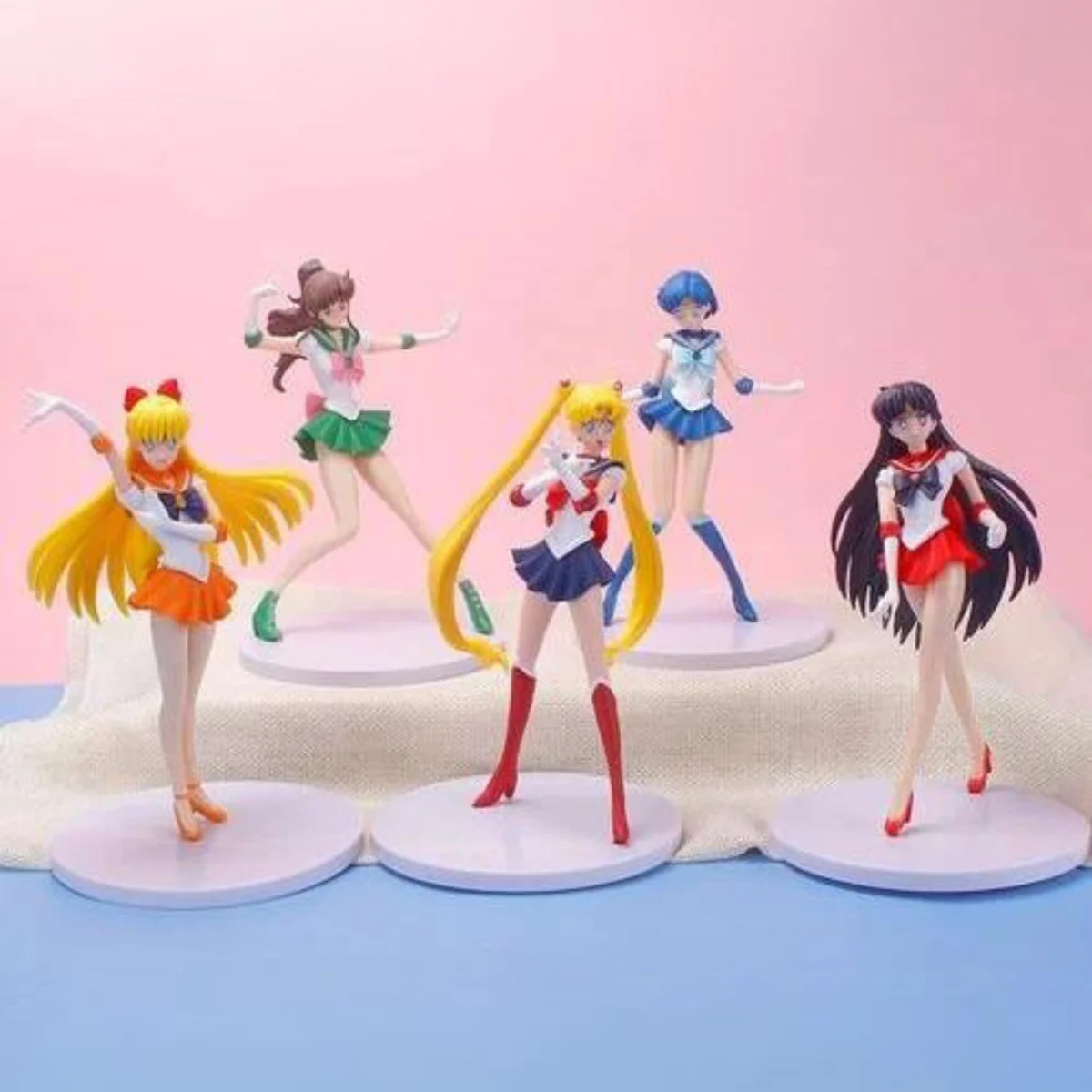 Figures Sailor Moon Serena Mercury Mars Venus Jupiter 20cm